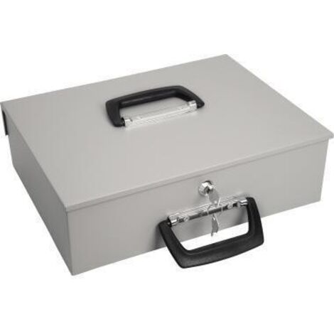 WEDO 1554465 Caisse à monnaie (l x H x P) 355 x 100 x 275 mm gris clair S311831 (1/4)