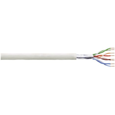 LogiLink CPV0013 Câble réseau CAT 5e F/UTP 4 x 2 x 0.13 mm² gris 100 m (1/2)