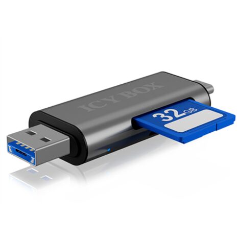 Raidsonic Lecteur de cartes USB 2.0 IB-CR200-C (1/5)