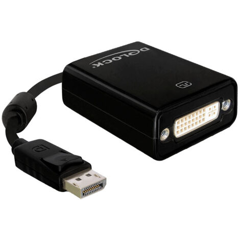 DeLOCK Adaptateur PDisplayport(M) -&gt DVI-I(F) 29pin 20cm (1/2)