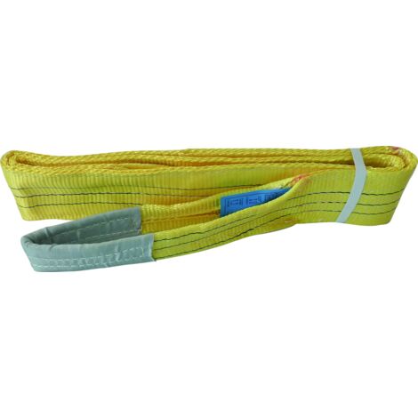 Elingue plate 2,5m 90mm 3T en polyester – Boucles souples pour levage sécurisé – Coefficient de sécurité 7 – 18453 (1/5)