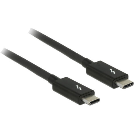 Câble de raccordement Delock Thunderbolt Fiche mâle Thunderbolt® (USB-C™), Fiche mâle Thunderbolt® ( (1/2)