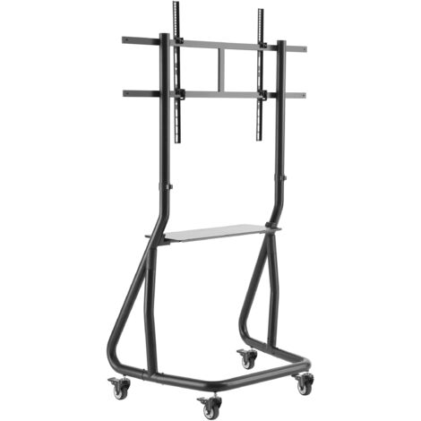 Equip 650609 chariot télévision noir 68 cm large (1/5)
