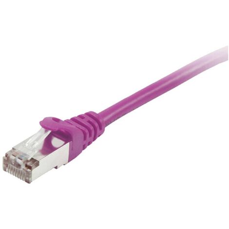 Equip 605554 RJ45 Câble réseau, câble patch CAT 6 S/FTP 5.00 m violet contacts dorés 1 pc(s) X910932 (1/4)