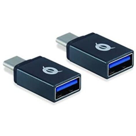 Conceptronic DONN03G changeur de genre de câble USB 3.1 Gen 1 Type-C USB 3.1 Gen 1 Type-A Noir (1/5)