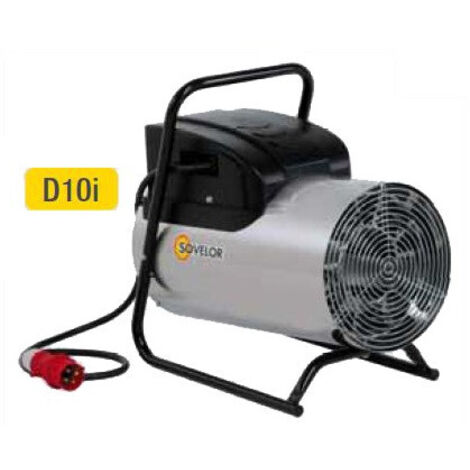 Sovelor – Chauffage de chantier électrique 10000 W – D10I – Triphasé à air pulsé – Débit d’air 1500 m³/h – Protection IPX4 (1/5)