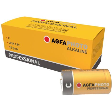 AgfaPhoto Professional LR14 Pile LR14 (C) alcaline(s) 1.5 V 10 pc(s) X240832 (1/3)