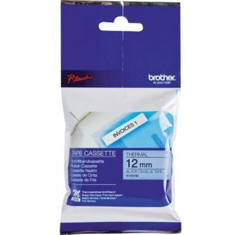 Brother Schriftbandkassette MK531BZ 12mmx8m sw auf blau (1/2)