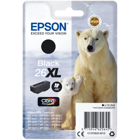 Epson C13T26214012 cartouche d'encre 1 pièce(s) Original Rendement élevé (XL) Noir (1/3)