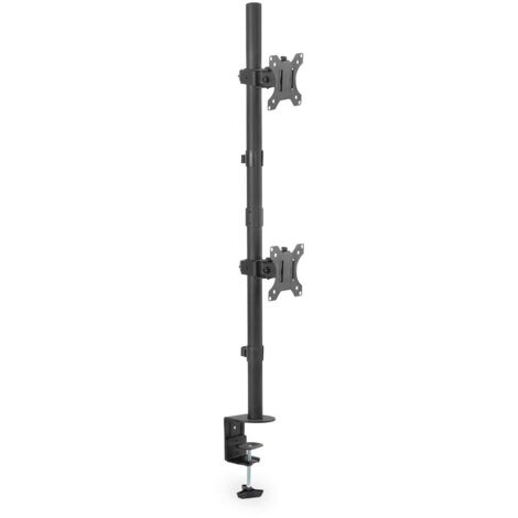 Digitus Support de moniteur double noir pour bureau (1/3)