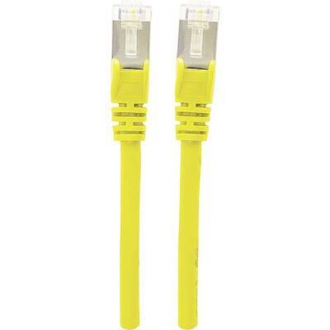 Intellinet 740890 RJ45 Câble réseau, câble patch CAT 6a S/FTP 3.00 m jaune feuille de blindage, blindage par tresse, blindé, sans halogène 1 pc(s X950671 (1/3)