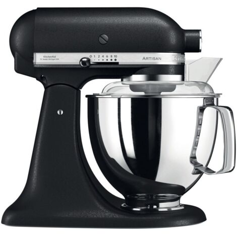 Robot pâtissier KitchenAid Artisan 5KSM175PSEBK Noir 300 W cuve inox 4,8 L 10 vitesses (1/5)