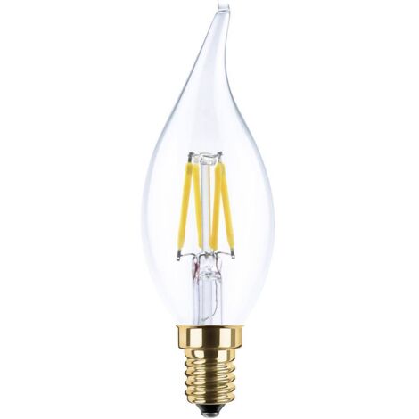 Segula 55206 LED CEE F (A - G) E14 forme de flamme coup de vent 3 W = 26 W blanc chaud (Ø x L) 35 mm x 112 mm 1 pc(s) S683592 (1/3)