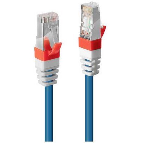 Câbles réseau et DAC LINDY S/FTP Cat.6A Cable Blue 1m LSOH incl. Testprotocol (1/2)