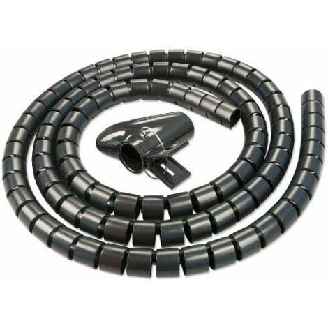 Lindy Spiral Cable Tidy Noir 5 Metres Diametre 25 mm (1/3)