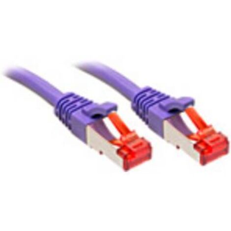 Câbles réseau et DAC LINDY Cat.6 S/FTP Cable Purple 7.5m Patch Cable (1/2)