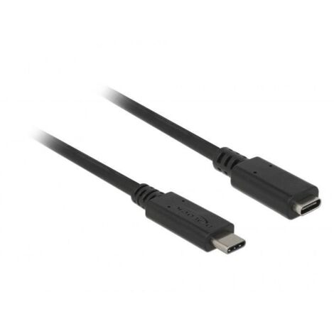 Delock Câble USB USB 3.2 Gen1 (USB 3.0) USB-C® mâle, USB-C® femelle 1.00 m noir 85533 C699261 (1/3)