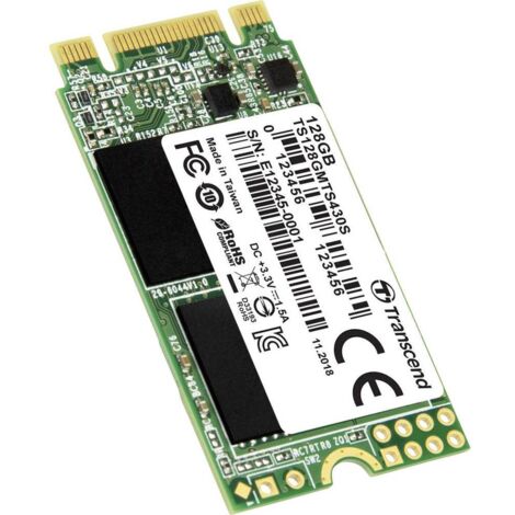 Transcend 430S M.2 128 Go Série ATA III 3D NAND (1/2)