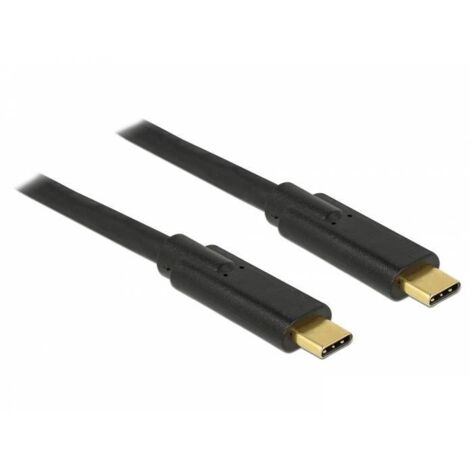 Delock Câble USB-C USB 2.0 USB-C® mâle, USB-C® mâle 4.00 m noir 83868 Y460713 (1/2)