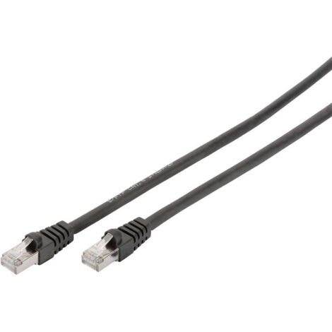 Digitus DB-160144-020-S RJ45 Câble réseau, câble patch CAT 6 S/FTP 2.00 m noir sans halogène, torsadé par paire 1 pc(s) S138571 (1/3)