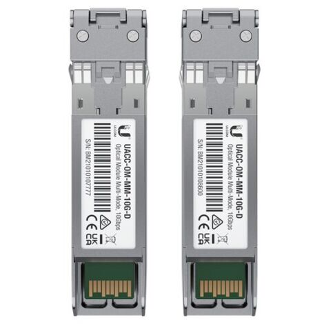 Lot de 2 modules optiques multimodes SFP+ Ubiquiti 10 Gbit/s (1/5)