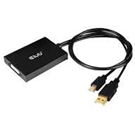 club-3d CAC-1130 adaptateur MiniDisplayPort vers DVI noir (1/4)