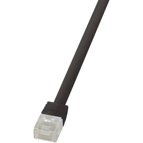 Câble réseau LogiLink CAT 6 U/UTP 3m noir - CF2063U - [1x RJ45 mâle - 1x RJ45 mâle] V965681 (1/2)