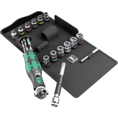 Jeu de clés à douille 8009 Zyklop Pocket Set 3, 27 pièces, 3/8 Zoll + 1/4 Zoll (1/9)