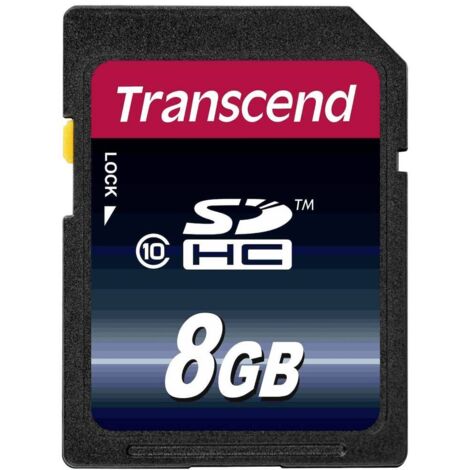 Transcend TS8GSDHC10 mémoire flash 8 Go SDHC NAND Classe 10 (1/3)