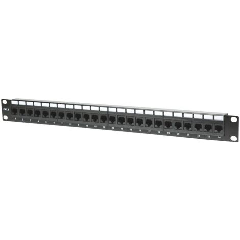 Panneau de brassage 24 ports Intellinet 520959 CAT 6 1 UH R07408 (1/4)
