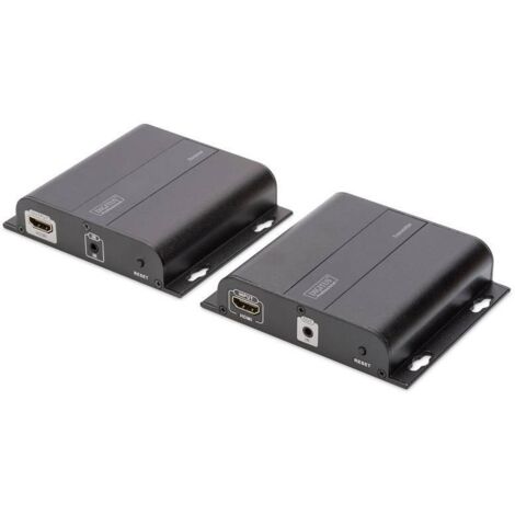 DIGITUS Rallonge 4K HDMI Via Cat / IP (kit) Noir DS-55122 (1/5)