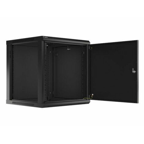 Lanberg WF01-6612-00B armoire murale noire acier (1/3)