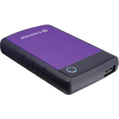 Transcend StoreJet 25H3P (USB 3.0), 2TB disque dur externe 2 To Noir, Violet (1/3)