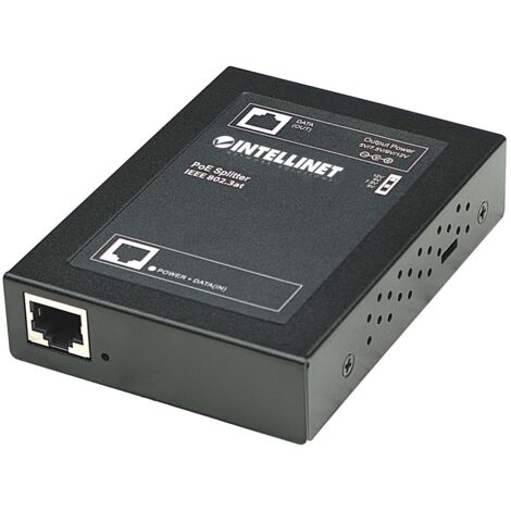 intellinet Splitter PoE+ IEEE 802.3at af noir (1/5)