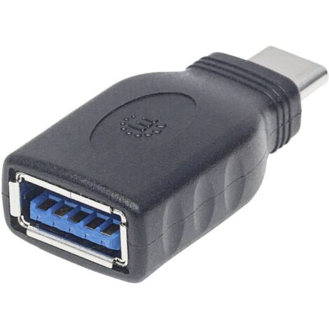 Manhattan USB 3.0 Adaptateur [1x USB 3.1 mâle type C - 1x USB 3.1 femelle type A] Adapter USB-C Stec (1/4)