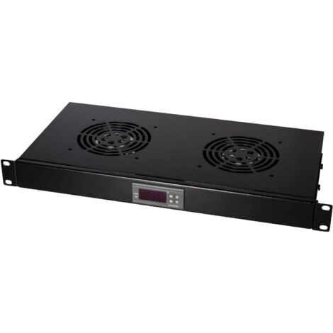 Logilink Unité de Ventilateur Noir pour Rack 19 pouces (1/5)