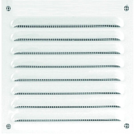 Grille en aluminium avec moustiquaire 100x100 - DMO