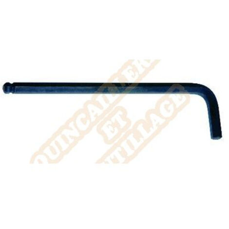 Clé mâle longue sphérique 6 pans 6 mm Mob Outillage (1/2)
