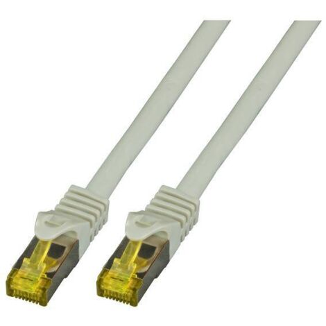 EFB Elektronik MK7001.1,5G RJ45 Câble réseau, câble patch CAT 6a (câble brut CAT 7) S/FTP 1.50 m gris ignifuge, sans ha (1/5)