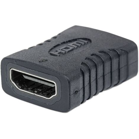 Manhattan 353465 HDMI Adaptateur [1x HDMI femelle - 1x HDMI femelle] noir contacts dorés Y656641 (1/5)
