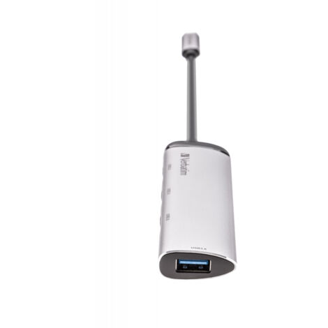 Verbatim 49147 USB Hub USB 3.1-C, Multiport 4x USB 3.2 Gen.1, silber (1/3)