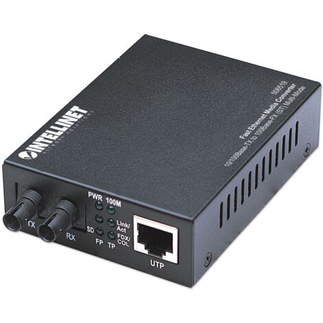 intellinet 506519 Convertisseur Fibre Optique 100 Mb/s (1/5)