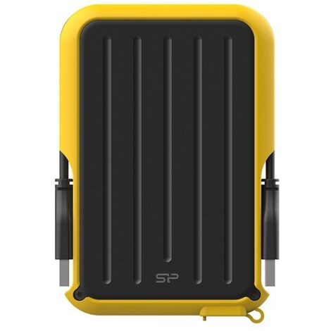 Disque dur externe Silicon Power A66 5000 Go Noir. Jaune (1/3)