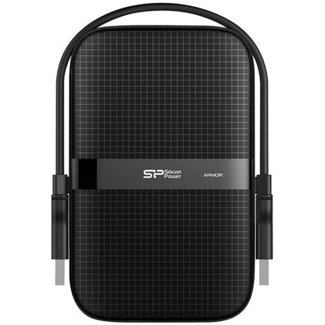 Silicon Power Disque Dur Externe Armor A60 5 to 6,35 cm 2,5` USB 3.2 Black Shockproof MIL-STD 810G 516.6 Procedure (1/3)