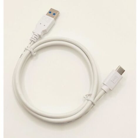 Câble USB-C 3.1 vers USB-A LINEAIRE 1 m Blanc (1/4)