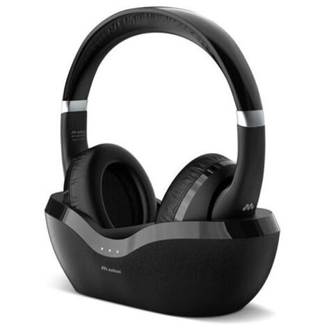 Meliconi 497338 écouteur/casque Écouteurs Avec fil &sans fil Arceau TV Bluetooth Socle de chargement Noir (1/5)