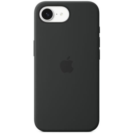 Coque en silicone Apple Noir pour iPhone 16e (1/3)