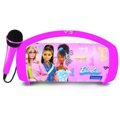 Enceinte Bluetooth Sans-Fil Lumineuse avec Micro Barbie (1/4)