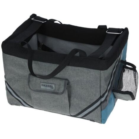 Sac a vélo - KERBL - Vacation - Gris/bleu - 38x29x25 cm (1/5)