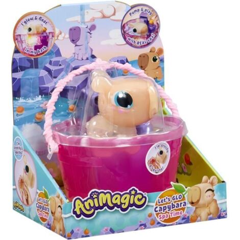 Animagic - GOLIATH - Allons au spa Glo Capybara - Animal interactif - Marron (1/5)